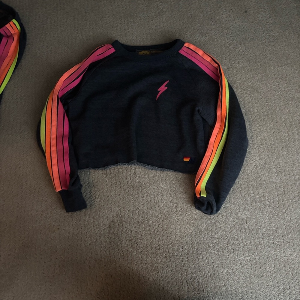 Aviator nation cropped hoodie